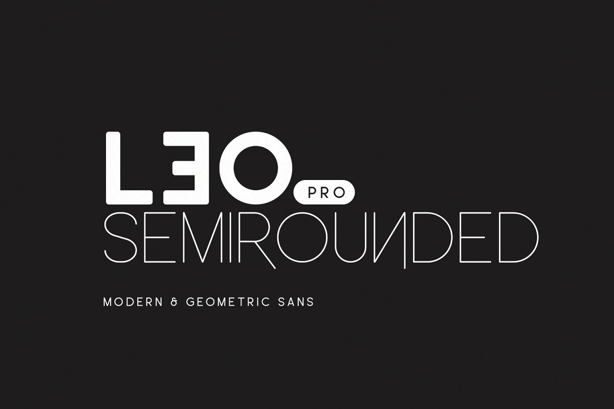 Przykładowa czcionka Leo SemiRounded Pro #1